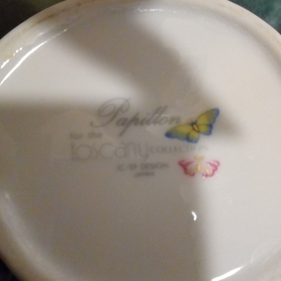 9) papillon butterfly vase and candlesticks - Picture 11 of 11